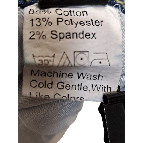 Shein Womens Distressed Skinny Jeans 2XL Blue Ripped Stretch Denim Plus - Picture 5 of 11